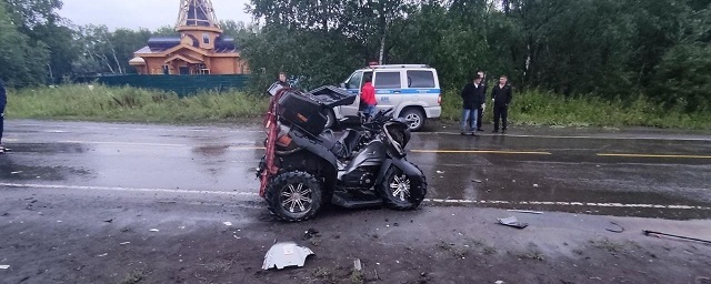 На Камчатке при столкновении с пьяным водителем легковушки погиб мужчина на квадроцикле